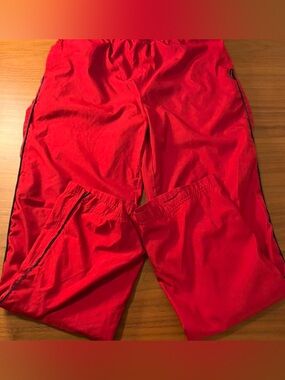 Red and Black Old Navy Athletic Track Pants Men’s. Size M.